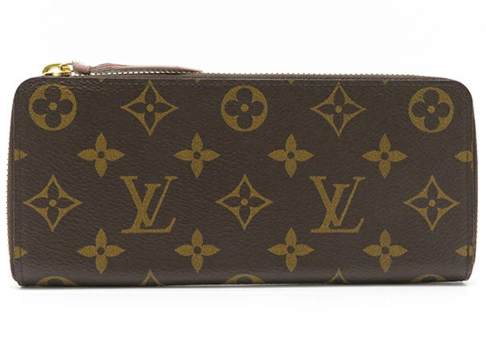 LOUIS VUITTON Portefeuille Clmence Monogram Rose Pink Ballerine
